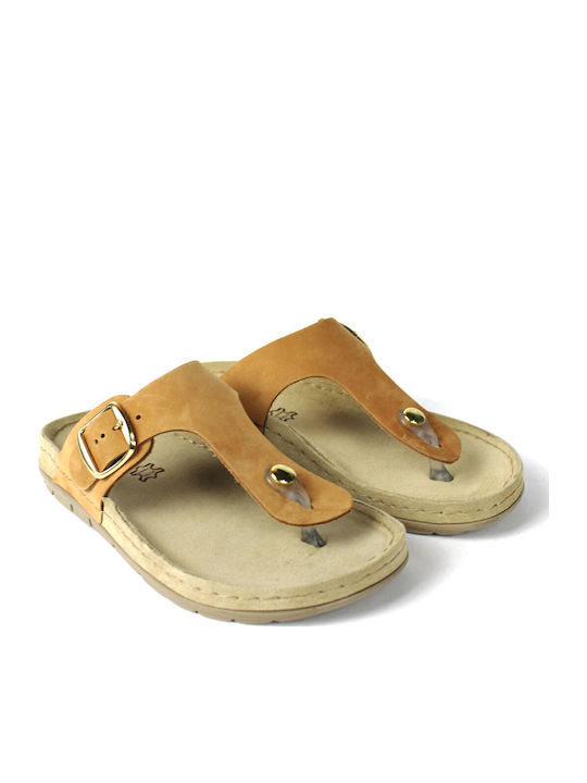 Din piele Sandale casual damă Anatomici în Culoare Bej