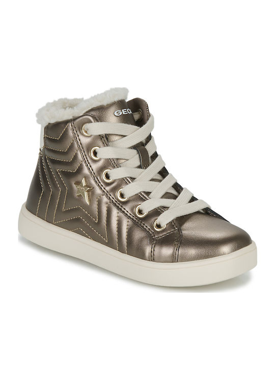 KATHE Παιδικά Sneakers High Χρυσά