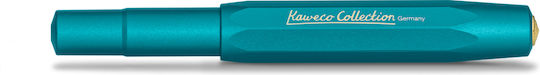 Kaweco Collection Iguana Stilou Medium Albastru din Aluminiu