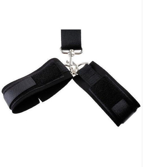 Fetish Addict Gag Ball with Back Restraint & Hand Cuff BDSM Kit σε Μαύρο Χρώμα