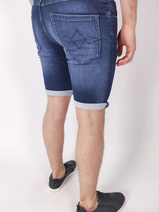 Marcus Herrenshorts Jeans Blau