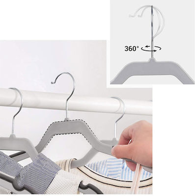 Songmics Clothes Hanger Gray CRP44G 20pcs