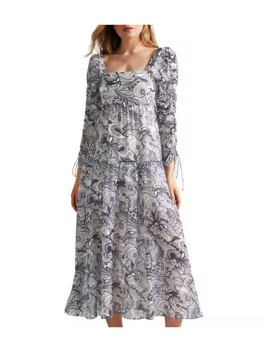 Midi Dress White