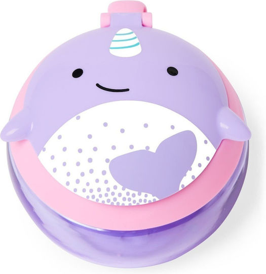 Skip Hop Zoo Narval Recipient pentru copii din plastic 0.221lt Violet