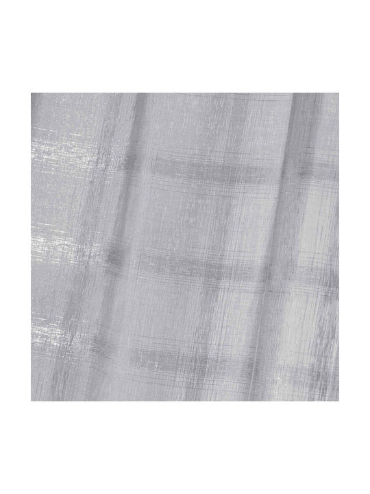 Window Curtain with Tab Top L-C Candide Gray 60x90cm