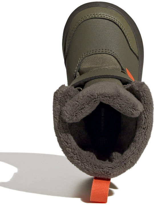 Winterplay Kids Snow Boots with Velcro Khaki