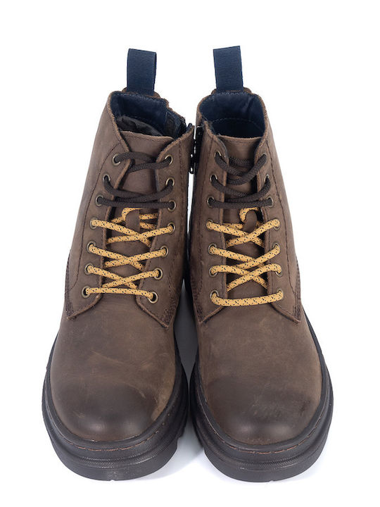 Stoner Leather Brown Boots Anatomical