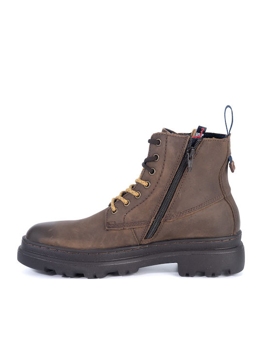 Stoner Leather Brown Boots Anatomical
