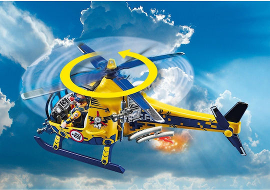 Playmobil Каскадьорско шоу Helicopter with Film Crew за 5-12 години