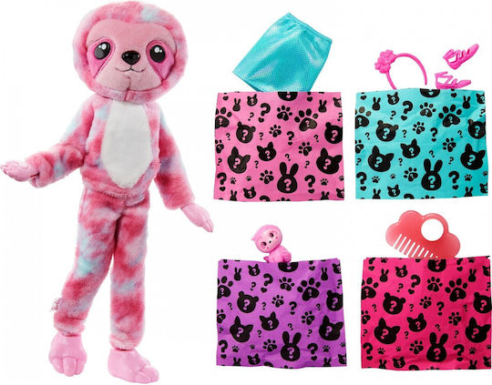 Barbie Faultier Puppe Cutie Reveal für 3+ Jahre alt+ Jahre