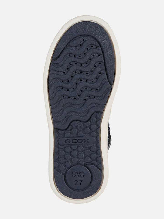 Frozen Kids Ankle Boots with Zipper and Lights Navy Blue
