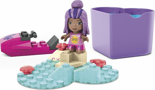 Mega Bloks Τουβλάκια Barbie Beach Splash Color Reveal για 4+ Ετών 26τμχ
