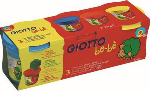 Giotto 3 Πλαστοζυμαράκια Πλαστελίνης για 3+ Ετών