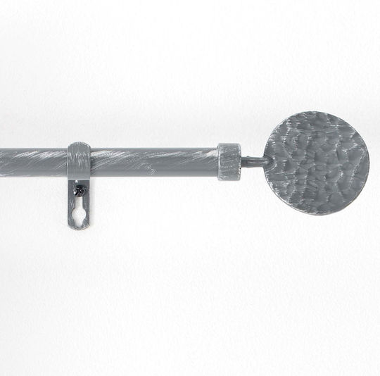 Extendable Metallic Curtain Pole L-C Bullette Single Φ19mm Extendable Metallic Curtain Pole L-C Bullette Single Φ19mm