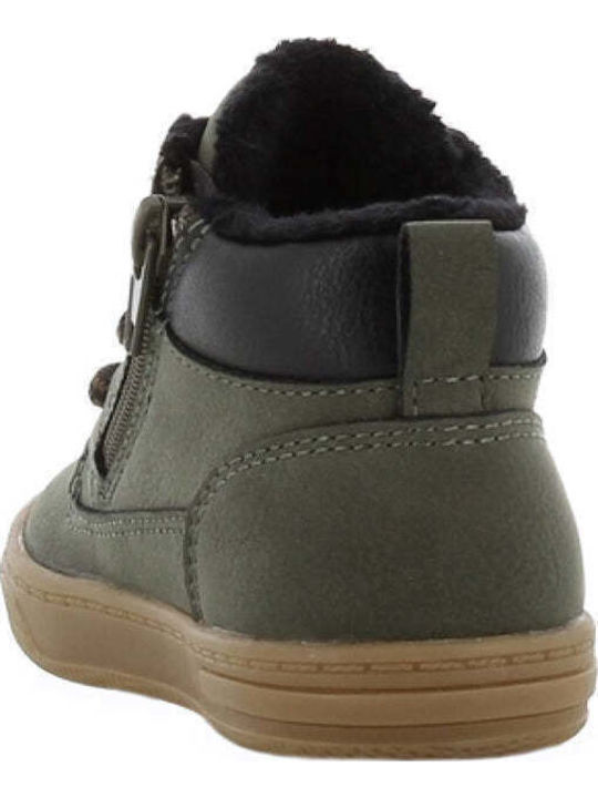 SX Kinderstiefeletten mit Schnürsenkeln Khaki