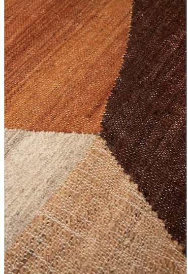 Naf Naf Lyra Rug Rectangular Summer from Jute with Fringes 02 Natural