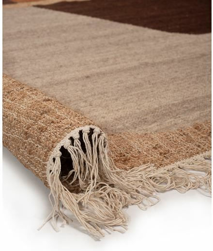 Naf Naf Lyra Sommer aus Jute mit Fransen 02 Natural