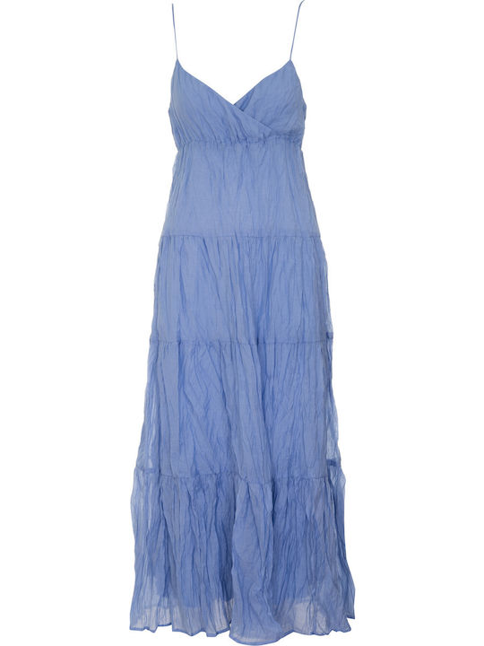 Anae Rochii De Vară Pentru Femei Maxi Jupon Rochie Albastru Deschis