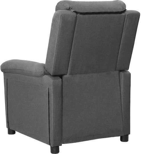 Fotoliu Relax cu Puf Gri 74x92x101.5cm