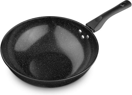 Navaris 30cm Wok Aluminiu cu Strat Antiaderent