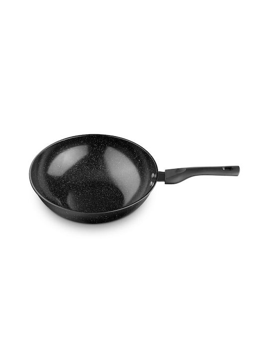 Navaris Wok din Aluminiu cu Strat Antiaderent 30cm