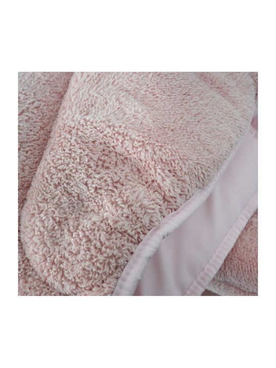 Saray Home Duvet Cover Set Single 160x220cm Softwell Pink 2pcs 300 GSMGsm