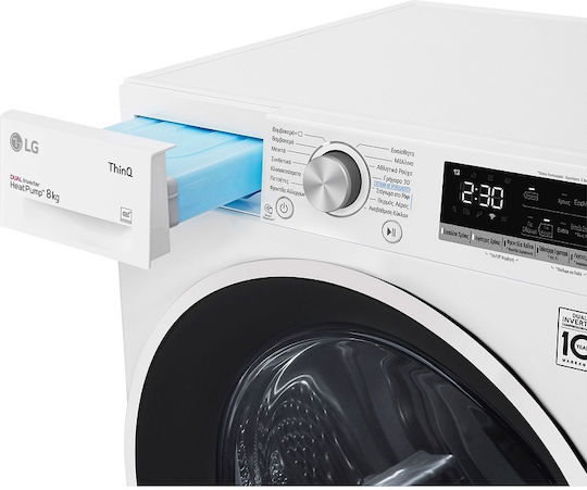 LG RH80V9AVHN Сушилня 8кг с Термопомпа