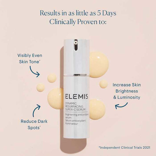 Elemis Dynamic Resurfacing Super C Serum Face with Vitamin C for Radiance 30ml