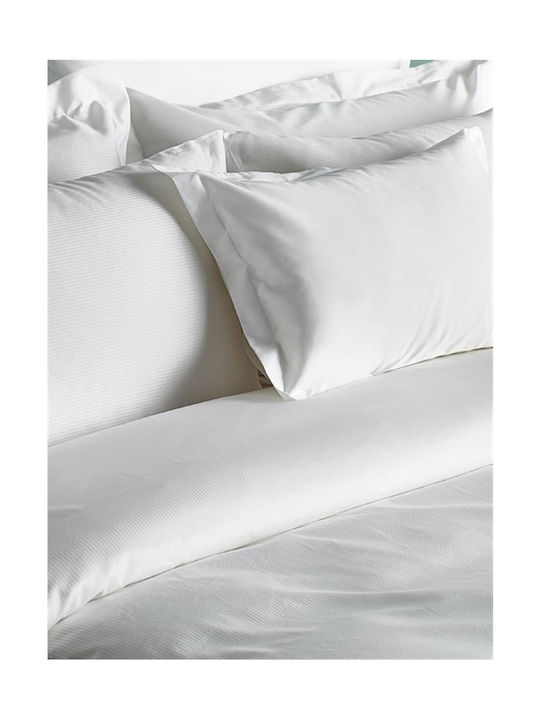 Vesta Home Κλειώ Pillowcase Set Oxford 1 White 55x75cm.