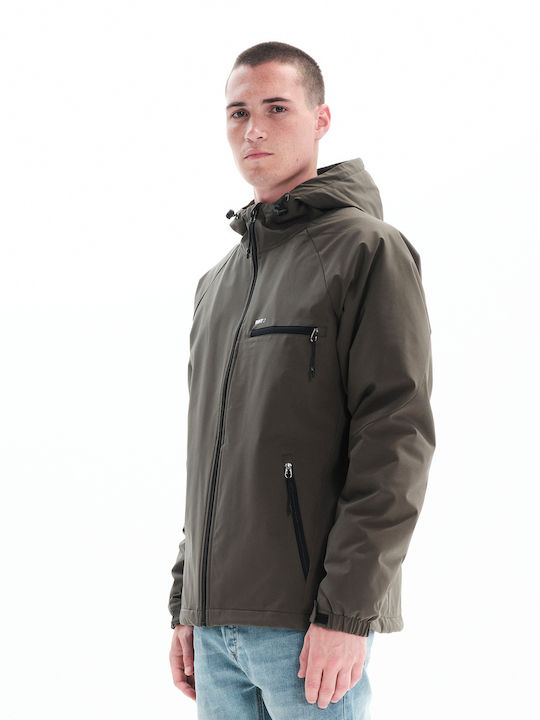 Winter Windproof Khaki Jacket