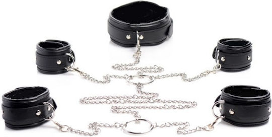 Σετ για Δέσιμο Λαιμού & Άκρων BDSM Δέσιμο για Απόλυτη Υποταγή