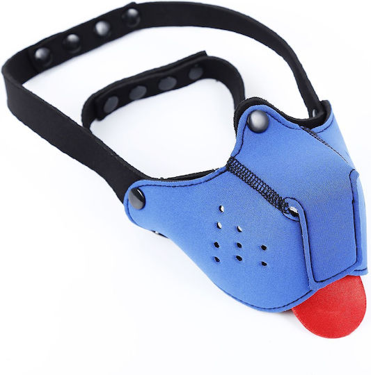 Kiotos Hunde Welpe BDSM Maske Blau