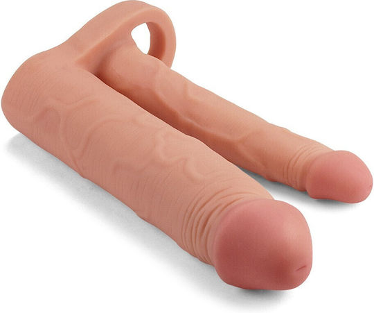 Lovetoy Double Pleasure X-Tender Προέκταση Πέους Flesh 20cm