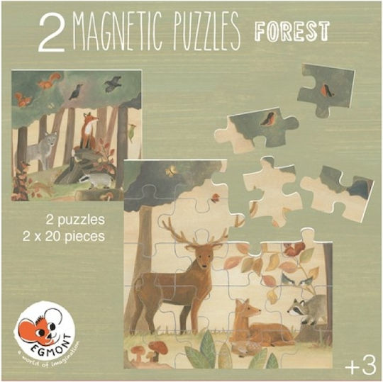 Puzzle pentru Copii Pădure Magnetică pentru 3+ ani+ Ani 20buc Egmont