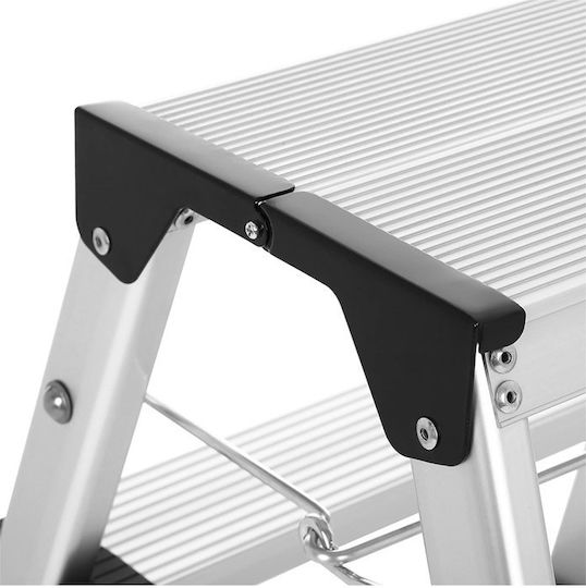Songmics Step Ladder Aluminum 3 Stair 62cm
