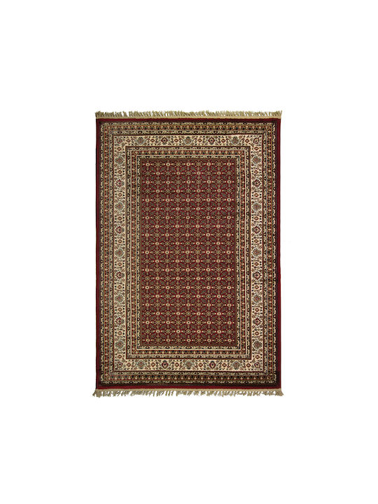 Viokarpet Kirman New 6803-1018 Rug Rectangular with Fringes Red