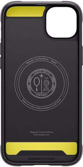 Spigen Rugged Armor Magsafe Back Cover Πλαστικό / Σιλικόνης 2mm Matte Black (iPhone 14 Plus)