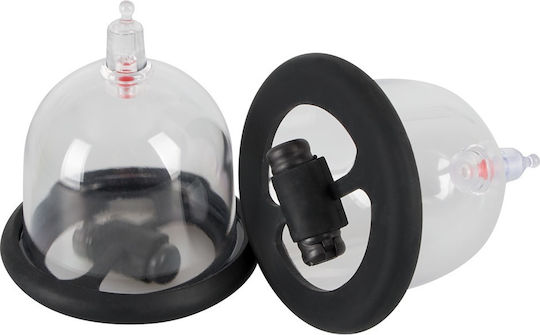 You2Toys Bad Kitty Vibrating Nipple Cups Αναρροφητής Θηλών Μαύρος