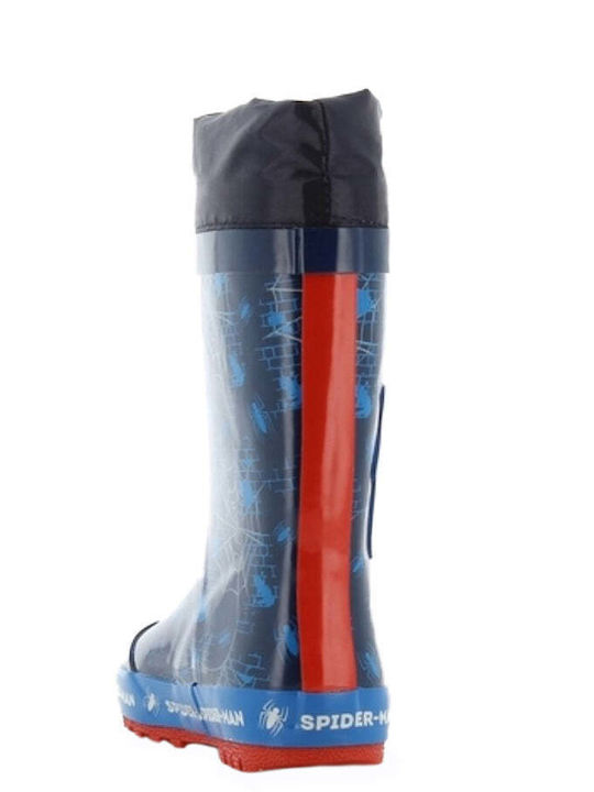 Kids Wellies Spiderman Blue