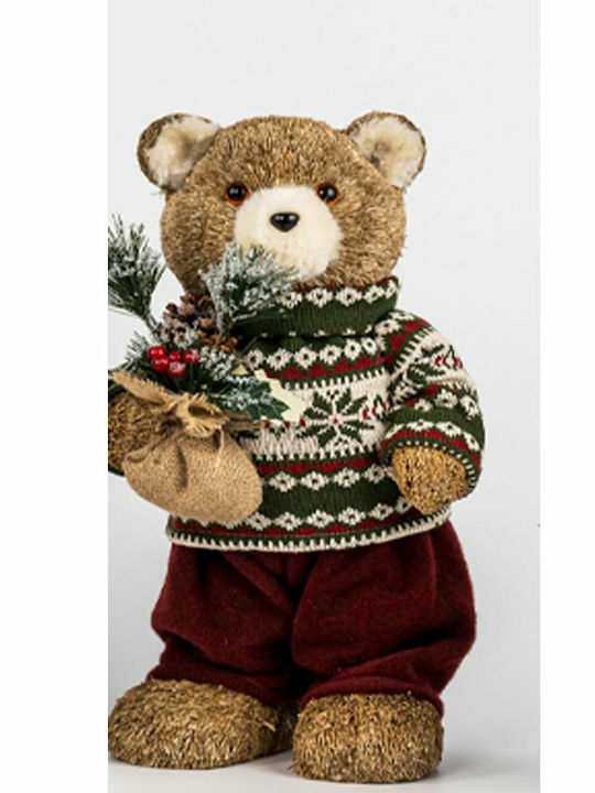 Iliadis Christmas Plush Figure Bear Red Height 41cm