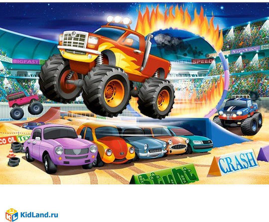 Kids Puzzle Jumping Monster Truck for 4++ Years 40pcs Castorland