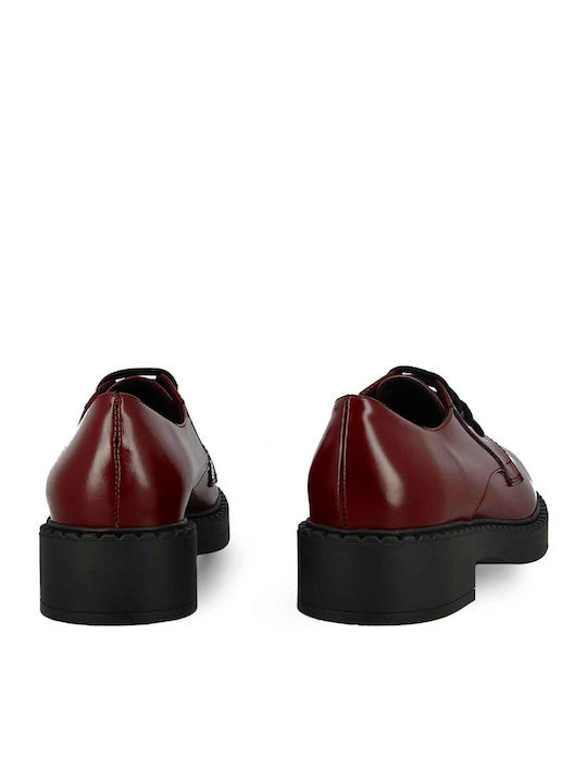 Γυναικεία Oxfords σε Μπορντό Χρώμα