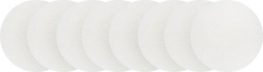The Konjac Sponge Co Konjac Eye Cleansing Pads Гъби Конджак Почистване Очи 8бр