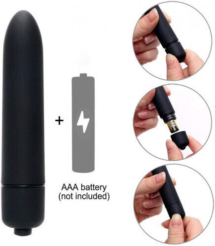 Naughty Toys Mini Κλειτοριδικός Δονητής Μικρός Λεπτός Δονητής 9cm Μαύρος