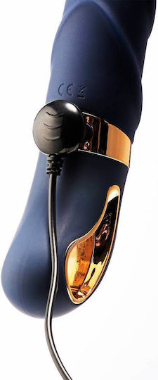 Dream Toys Goddess Collection Belenos Δονητής G-Spot Silicone Ribbed Vibrator Blue