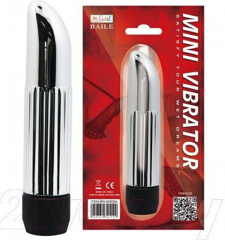 Baile Lady Finger Mini Δονητής Δακτύλου 14.4cm Ασημί
