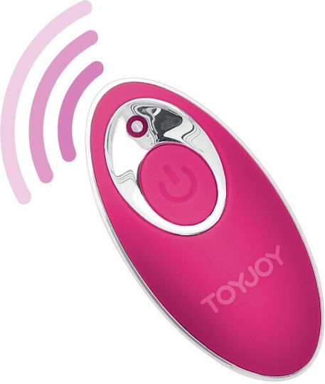 ToyJoy Happiness Happiness Sunny Side Up Vibrator Egg with Remote Control 8.9cm Fuchsia