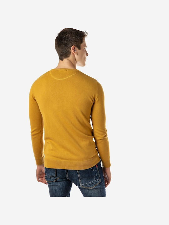 Camaro 19512-864-11 Men's Long Sleeve Sweater Mustard 19501-824-11