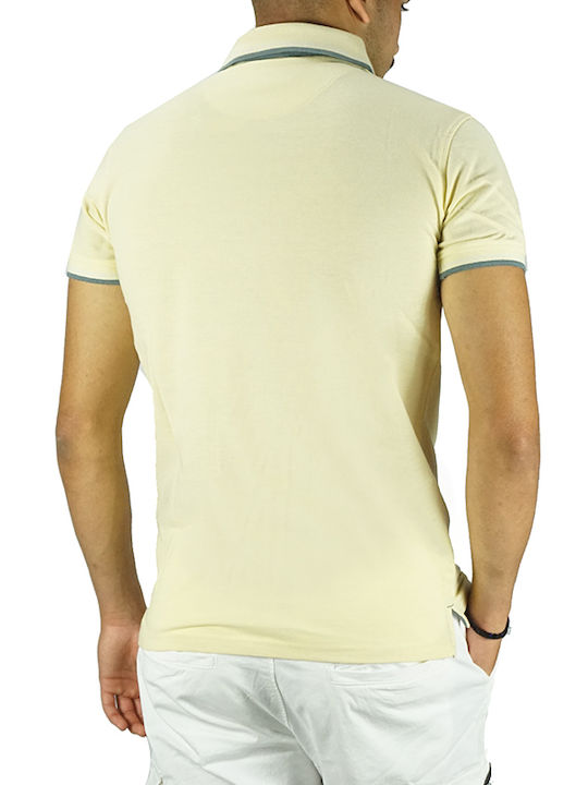 Marcus Men's Short Sleeve Blouse Polo Yellow