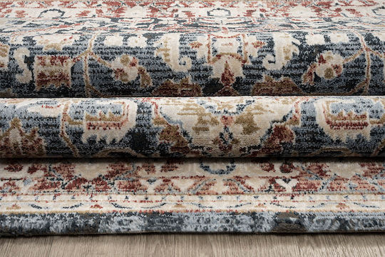Newplan 529B Bedroom Rug Set Carmen Blue 5-45-CRM-C529B_C8897-SET067 3 Pieces